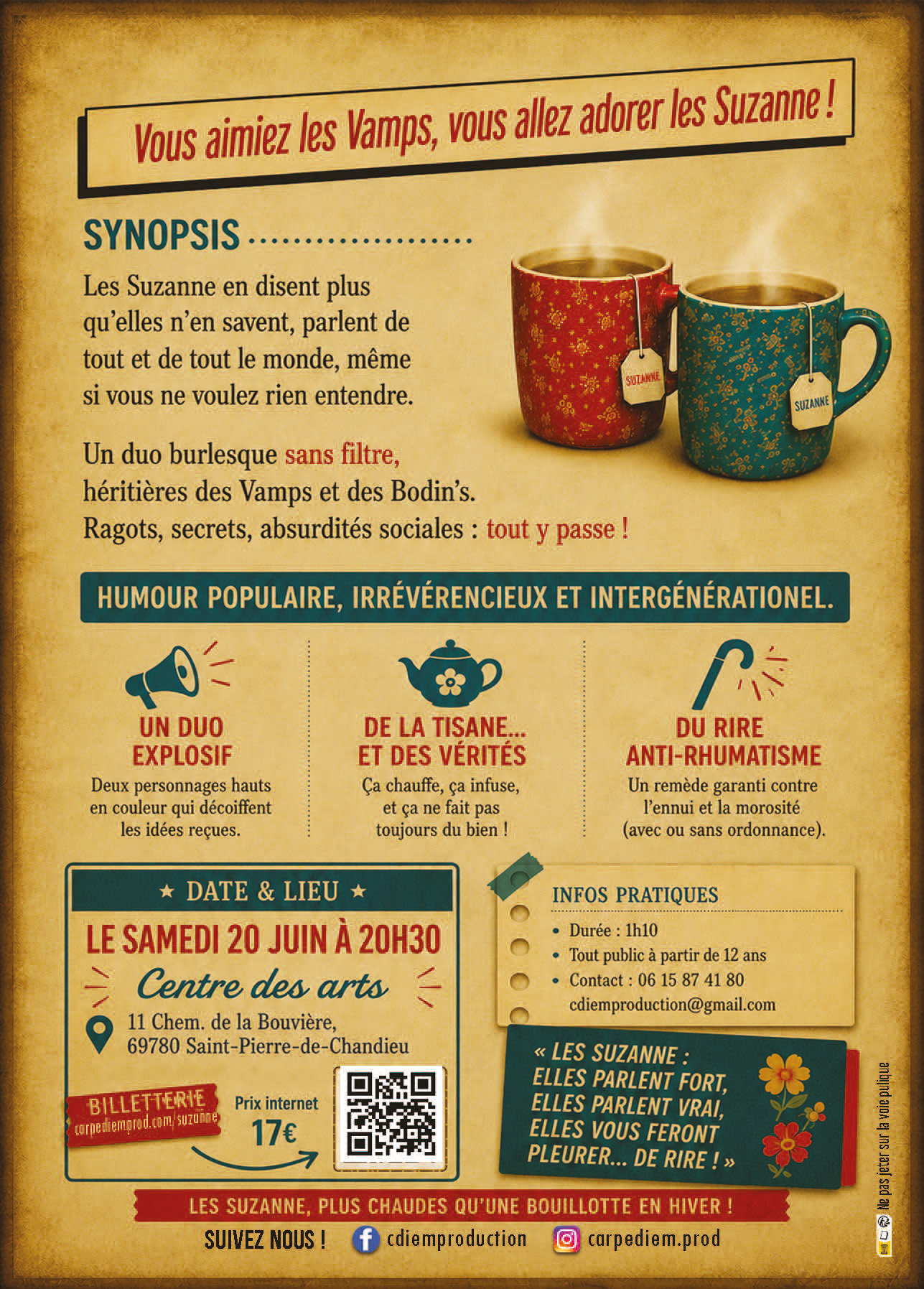 Spectacle "Les Suzanne"